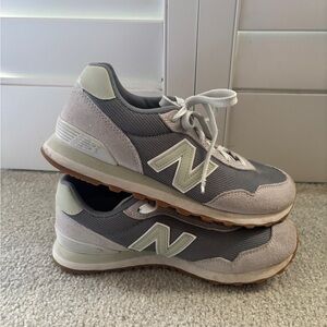 New Balance Light Gray Athletic Shoes